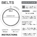 FLAT SECTION BELTS 0.6x5mm