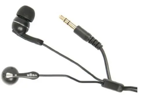 [CD-268BK] CANAL EAR PHONES 3.5MM STEREO