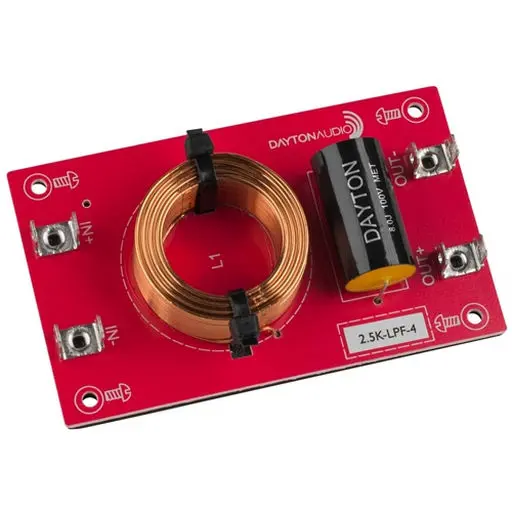 [2.5K-LPF-8] LOW PASS 12dB SPEAKER CROSSOVER - DAYTON