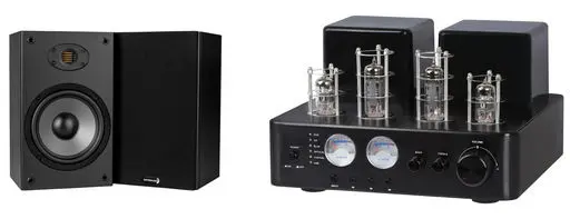 [90BT-B652AIR] 90W TUBE AMP & 2 WAY AMT BOOKSHELF SPEAKER BUNDLE