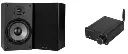 100W (V) COMPACT CLASS-D AMP & 2-WAY AMT BOOKSHELF SPEAKER BUNDLE